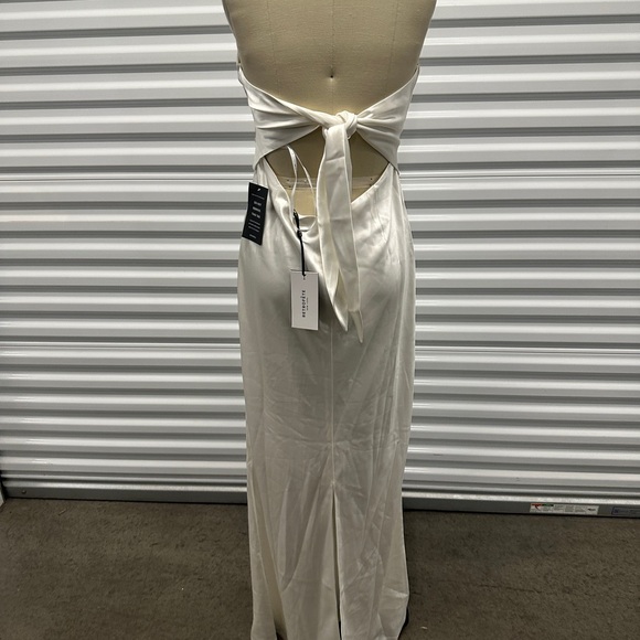 Retrofete Skye Cream Strapless Gown Large - Picture 3 of 5